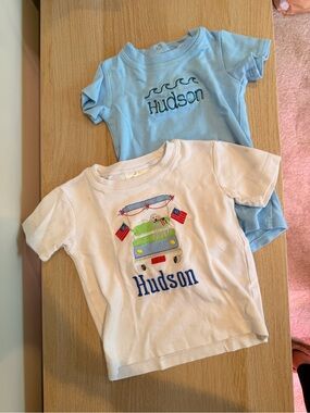 “Hudson” Romper and T-shirt Bundle